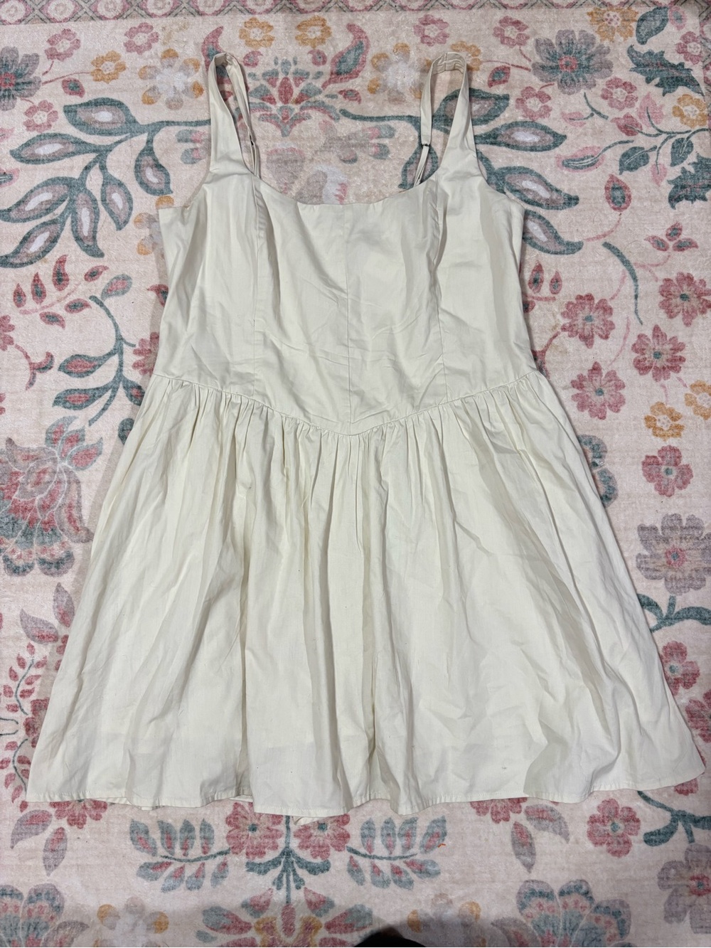Abercrombie & Fitch Cream Sleeveless Mini Dress